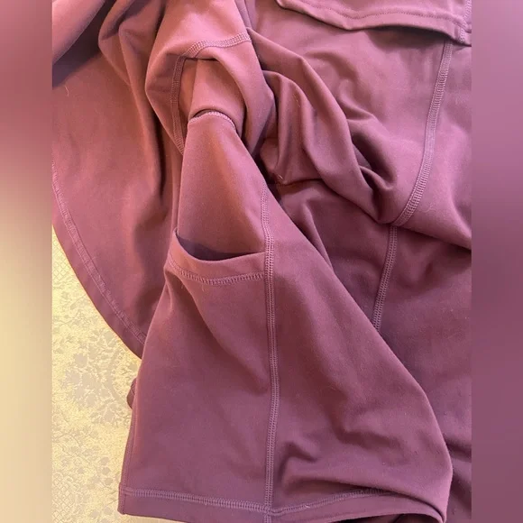 Popflex Burgundy Athletic Skirt - Picture 5 of 5